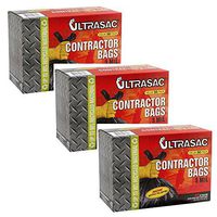 Ultrasac 42-Gallon Contractor Bag with Flaps, 50-Count (3)