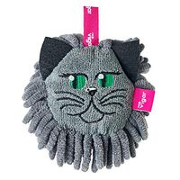 Vigar Felix Computer and Screen Duster, Scratch-Free Microfiber Scrubber, Dust-Trapping Tendrils Gently Clean, Machine Washable, 6-2/3 inches, Grey