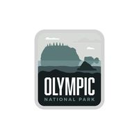 Vagabond Heart Olympic National Park Weatherproof Vinyl Sticker