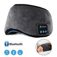 Yuniroom Bluetooth Sleeping Eye Mask Headphones Wireless Washable Sleep Mask Ultra Comfortable Eye Mask with Earphone for Man Woman Sleeping (Color : Grey)