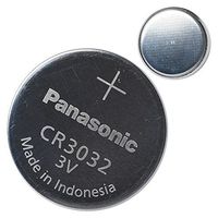 Panasonic BATTERIES CR3032 LITHIUM BATTERY, 3V, COIN CELL (1 piece)