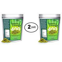 Sunlit Chlorella w/Turmeric Tablets. Cracked Cell, Superfood supplement combines Organic raw non-GMO Chlorella Pyrensoidosa with Turmeric root (95% Concentrated Curcumin). No fillers no preservatives.