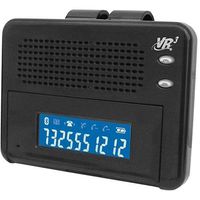 D3Cubed VRBT200V Bluetooth Visor-Mounted LCD Car Kit Wireless Hands-Free Cellphone Speaker
