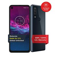 Motorola One Action - Unlocked Smartphone - Global Version - 128GB - Denim Blue (US Warranty) - Verizon, AT&T, T-Mobile, Sprint, Boost, Cricket, Metro