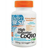 Doctors Best High Abspt Coq10 W/Bioperine, 60 CT
