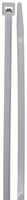 Standard Cable Tie, 40lbs Tensile Strength, 2" Bundle Diameter, 0.130" Width, 8.5" Length, Gray