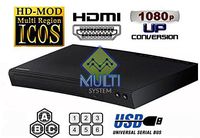 Samsung Bd-5100 Upgraded Multi Region Zone Free Blu Ray DVD Player - PAL/Ntsc - Worldwide Voltage - 6 Feet HDMI Cable Included