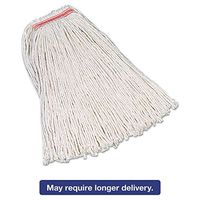 Rubbermaid Commercial Non-Launderable Premium Cut-End Cotton Wet Mop Heads RCP F117-12