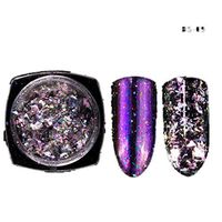 Hunputa Nail Art Decorating,Optical Chameleon Mirror Powder DIY Dust Nail Art Glitter Chrome Pigment (I)