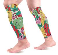 LEVEIS Cute Cartoon Fruit Arm Sleeves UV Protection for Men Women Sunblock Protective Gloves Running Golf Cycling Driving Long Arm Cover 1 Pair