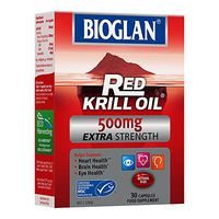 Bioglan 500mg Red Krill Oil Capsules - Pack of 30 Capsules