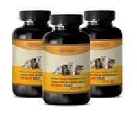 BEST PET SUPPLIES LLC uti cat treats - CAT URINARY TRACT SUPPORT - ADVANCED NATURAL URINARY COMPLEX - CHEWABLE TREAT - cat urinary tract treats - 270 Chews (3 Bottle)
