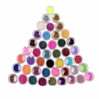 Nail Art Powder,Putar Sexy 45 Colors Nail Art Make Up Body Glitter Shimmer Dust Powder Decoration