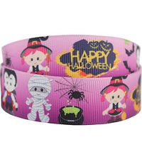 HMR 7/8'' 22MM Polyester Character Halloween Grosgrain Ribbons 10 Yards