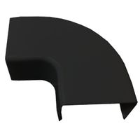 90° Turn for Large (LG1) Raceway - 1 Piece - Color: Black