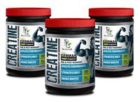 Lean Muscle Supplements - German CREATINE Powder - MICRONIZED CREATINE MONOHYDRATE CREAPURE 300G 60 Servings - Post Workout Recovery - 3 CANS