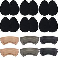 24 PCS Non-Slip Shoes Pads Self-Adhesive Anti-Slip Rubber Stick Pad with Heel Cushion Pads Anti Slip Shoe Grip for Preventing Heel Slipping, Rubbing