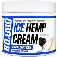 Hemp Pain Relief Cream 80 000 MG – Relieves Arthritis, Back and Muscle Pain – Foot, Knee, Joint, Fingers and Neck Inflammation Therapy – Hemp Oil Extract Remedy with MSM and Arnica – 2 fl. Oz