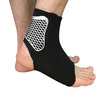2 pcs, Ankle Brace Sleeve, Reliable Stabilizer for Sport Injuries, Plantar Fasciitis Sock Black S