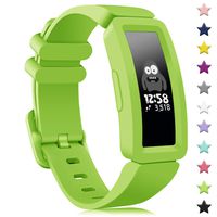 findway Compatible with Fitbit Ace 2 Bands for Kids 6+, Soft Silicone Bracelet Accessories Sport Strap Boys Girls Wristbands Compatible for Fitbit Inspire HR & Ace 2
