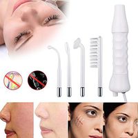 Skin Care Tools,Putars Portable Multifunctional Electrode Glass Tube High Frequency Instrument Skin Facial Spa Salon Machine Beauty Acne Remover White