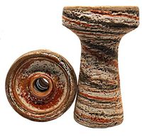 Stone Hookah Bowl Phunnel Shisha Funnel - Hand Made 100% Natural Stone + Clay