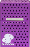 Multi Color Top Flip Magnetic Open Plastic Cigarette Case Pack Holders Kings (Purple)