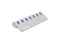 Achoro 7 Ports USB Hub - Pure Aluminum Premium Quality USB 3.0 High-Speed Data Transfer Hub