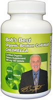 Bob's Best Organic Broken Cell Wall Chlorella,(500mg,180 Tablets)