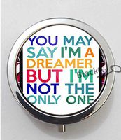 BlackKey You May Say I'm A Dreamer 3-Compartment Decorative Pocket Gift Box Case Organizer for Pill, Color 1 -60