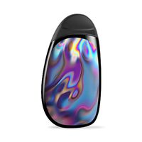 IT'S A SKIN Decal Vinyl Wrap for Aspire Cobble AIO Pod System Vape Sticker Sleeve Cover/Opalescent Resin Marble Oil Slick