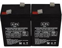 SPS Brand 6V 4.5Ah Replacement Battery for Modified Power Wheels for Power Wheels (2 Pack)