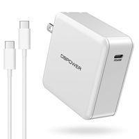 USB C Charger, DBPOWER 45W Wall Charger with Power Delivery for Samsung S8/9/Note8/9, iPhone 8/XR/X/XS, iPad Pro, MacBook Air/Pro, and More, PD 3.0 Type C Charger with C-C Cable and Foldable Plug