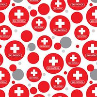 GRAPHICS & MORE Ski Patrol with Cross Premium Gift Wrap Wrapping Paper Roll