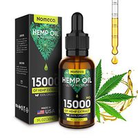 15000mg Hemp Oil for Pain Anxiety & Stress Relief, 30ML Hemp Seed Extract Oil - Natural Ingredients, Vegan Friendly, Omega 3, 6, 9 for Better Sleep Skin Immune Support Booster - Made in USA