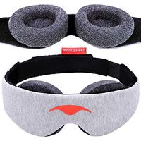 Manta Sleep Mask - 100% Blackout Eye Mask - Zero Eye Pressure - Adjustable Eye Cups - Guaranteed Deepest-Possible Rest - Perfect Sleeping Mask for Light Sleepers, Travelers, Midday Nappers