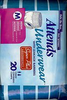 Attends Super Plus Absorbency Protective Underwear size Medium, 20-Count Package
