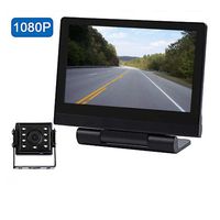 Tonew Backup Camera for Trucks and 7 inch Monitor Kit, Dashcams for Cars Front and Rear, Night Vision,IP68 Waterproof Rear View Camera for Truck/RV/Trailer/Bus/Vans/Vehicle