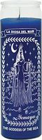 Indio Products Yemaya/The Goddess of The Sea Blue Candle - Silkscreen 1 Color 7 Day