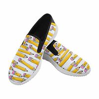 Women's Classic Daily Slip-on Casual Sneaker Flat Shoest with Padded Insole Black