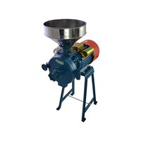 110V Electric Rice Corn Grain Coffee Wheat Feed Mill Wet Dry Cereals Grinder