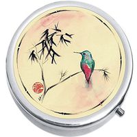Bird Branch Medicine Vitamin Compact Pill Box
