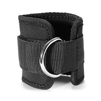 Wxtreme Adjustable Ankle Guard Strap D-Ring Thigh Leg Pulley Weight Lifting Legs Strength Recovery Training Fitness Protection Sport Fitness Foot Guard (Color : Black)