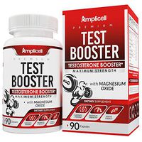 Amplicell Extreme Test | Testosterone Booster for Men | Naturally Boost Metabolism, Endurance and Strength | Supports Healthy Weight Loss | Natural Mood Enhancer | Contains EstroX 90 Count