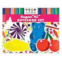 Dylan's Candy Bar Sugar "Hi" Notecard Set Candy Spill