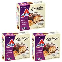 Atkins Endulge Treat, Caramel Nut Chew Bar, 1.2 Ounce, 5 Count (Pack of 3)