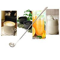 Edtoy 1pcs Creative Stainless Steel Long Handle Mixing Spoon, Tea Spoon, Coffee Spoon, Ice Cream Spoon, Cocktail Stirring Spoons, , Coffee Spoon, Ice Cream Spoon, Cocktail Stirring Spoons, 253.8cm