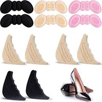 6 Pairs Toe Filler Inserts Adjustable Shoe Filler Heel Grip Liner Insert for Improving Shoe Fit Heel Protection Prevent Blister Unisex