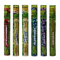 Cyclones Pre Rolled Hemp Cone Wrap XtraSlo Cone with Tip and Reuseable Twist Top Tube - 1 Cone Per Tube - Wonderberry Flavor (24)