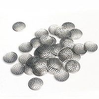 10 Beamer Ultra Premium Curved 304 Stainless Steel Concave Screens. for Tobacco Smoking Bowl Pipes 0.591 Inch Size (15mm) Higher Burning Point. Compare to Brass, Mesh & Glass Screens + Beamer Sticker